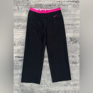 Nike Leggings with Hot Pink Waistband
